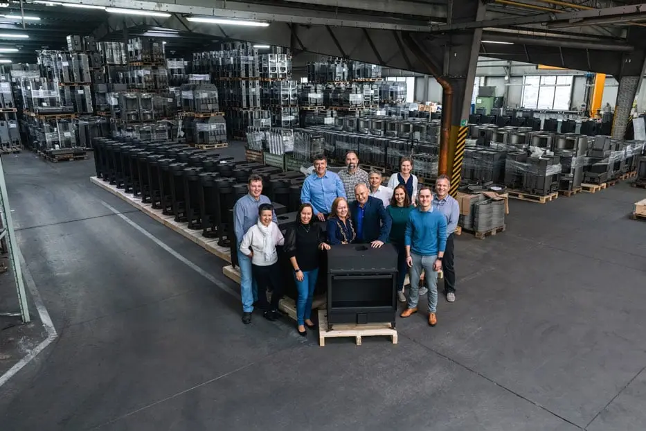 Le comité de direction du groupe Romotop réuni pour une photo